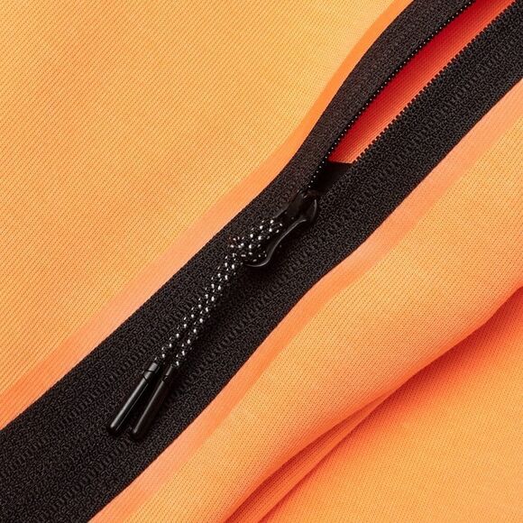 Nike Tech Pack Fleece Mens Shorts Orange Black New CU4503-835 Zipper Pocket NSW - Picture 6 of 6